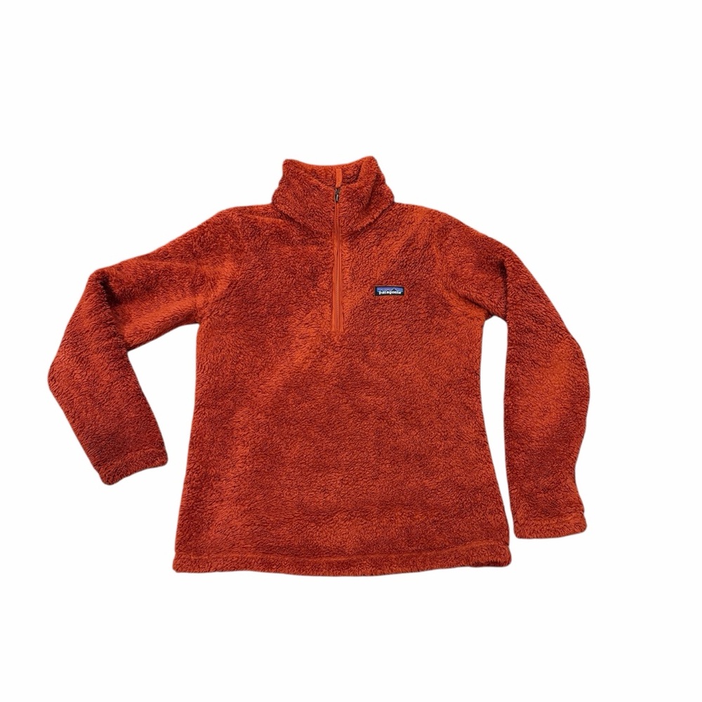 Patagonia Sherpa Vibrant Burnt Orange Fleece Jacket S